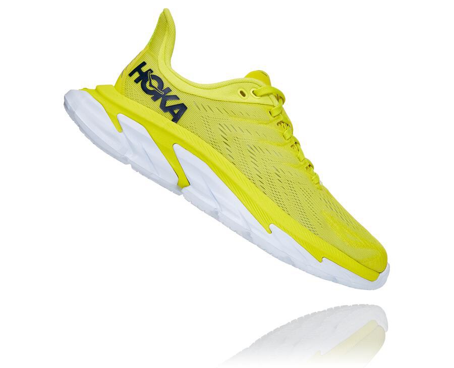 Running Shoes Womens - Hoka One One Clifton Edge - Fluorescence - LIPHAQZ-47